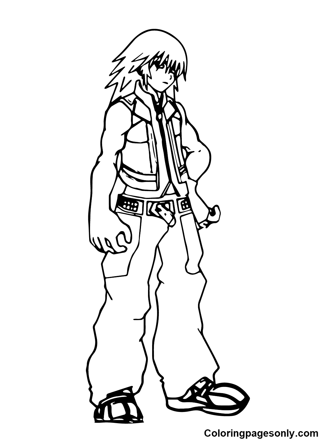 Kingdom hearts coloring pages printable for free download