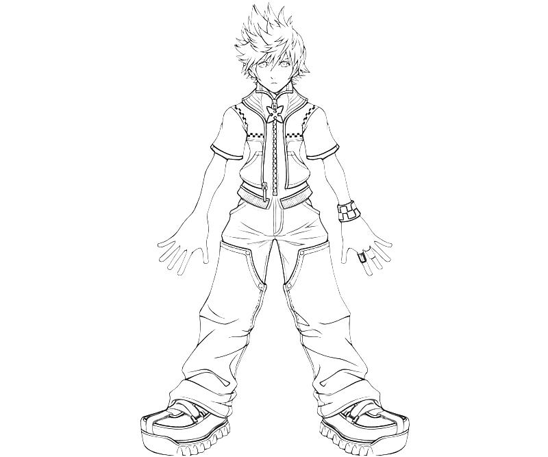 Roxas kingdom hearts characters yumiko fujiwara