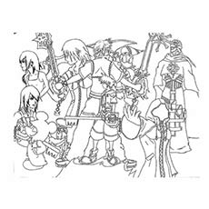 Top free printable kingdom hearts coloring pages online
