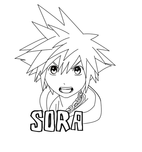 Sora kingdom hearts by uansroxas on