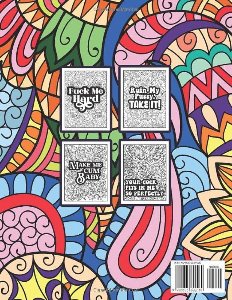Dirty adult coloring book for women naughty phrases coloring book for women sexy kinky adult rated quotes activity workbook humor gift idea for dirty housewife partner or girlfriend publishing marikz