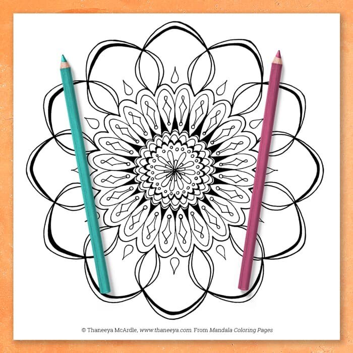 Free adult coloring pages â art is fun