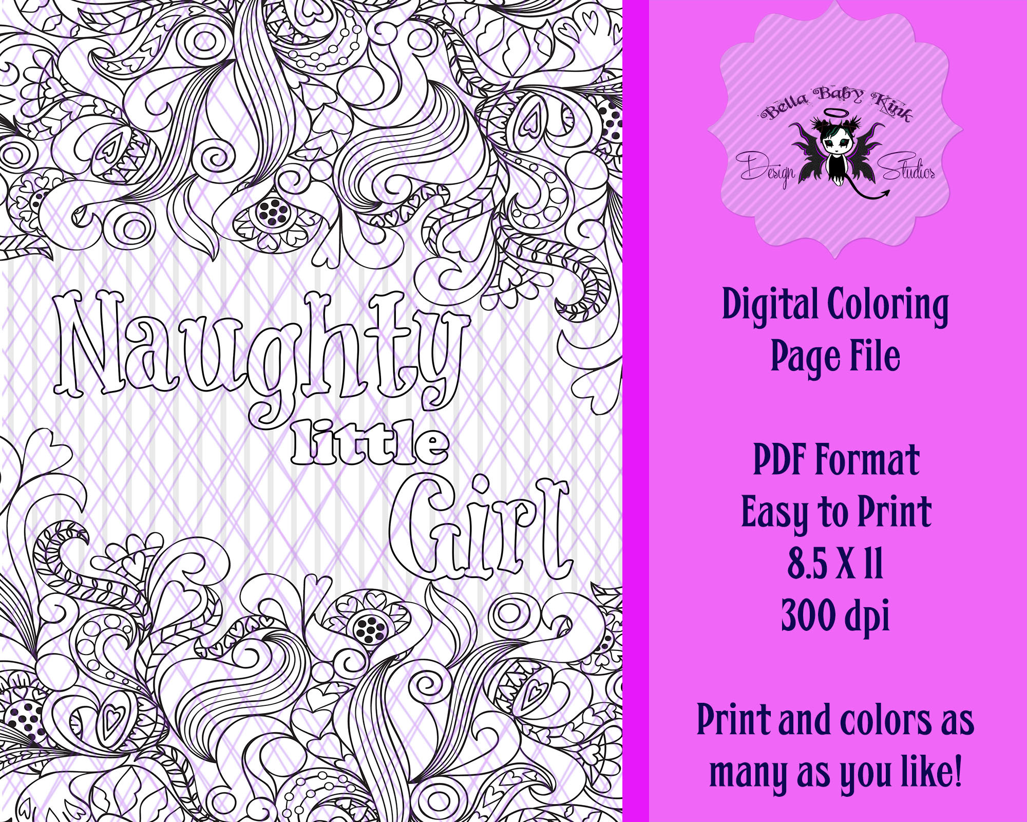 Ddlg coloring pages