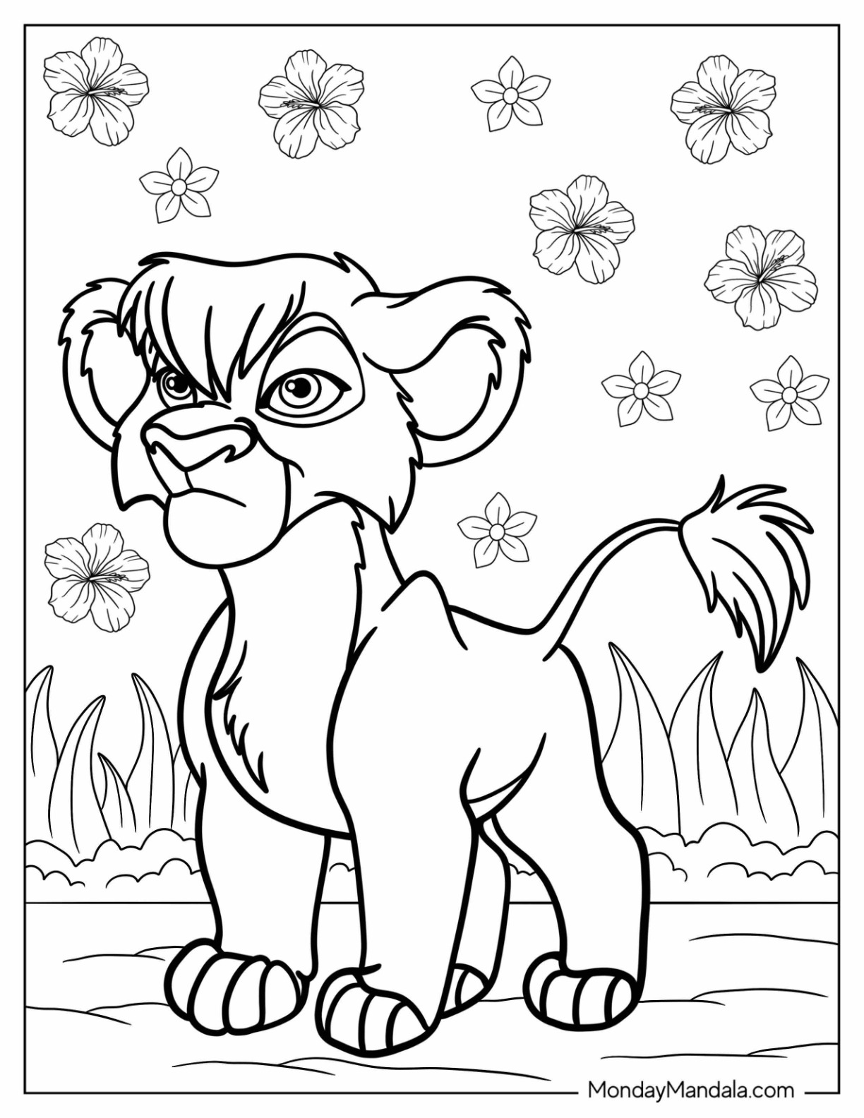 Lion guard coloring pages free pdf printables