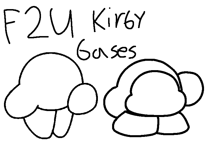 Fu kirby lineart bases by spidersilkadopts on