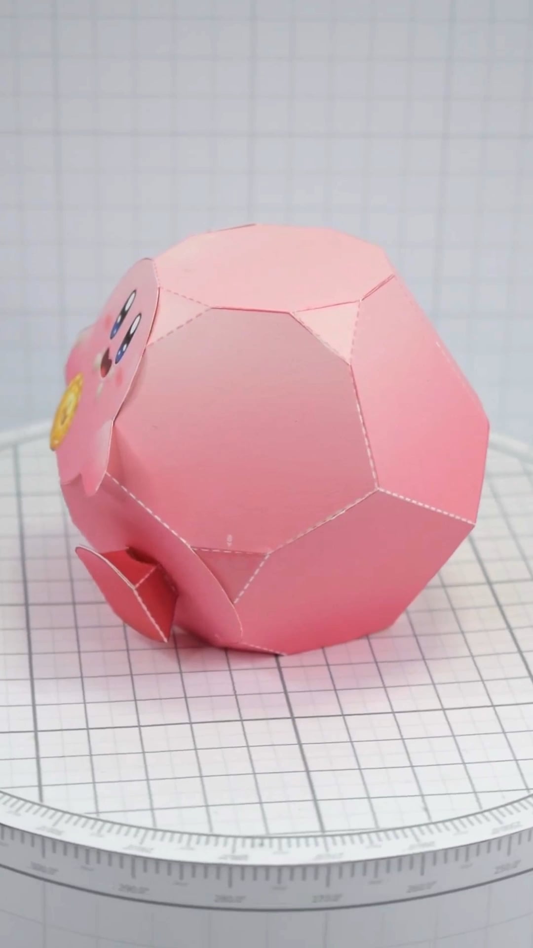 I made a video showing the design process for my kirby paper craft r papercraft