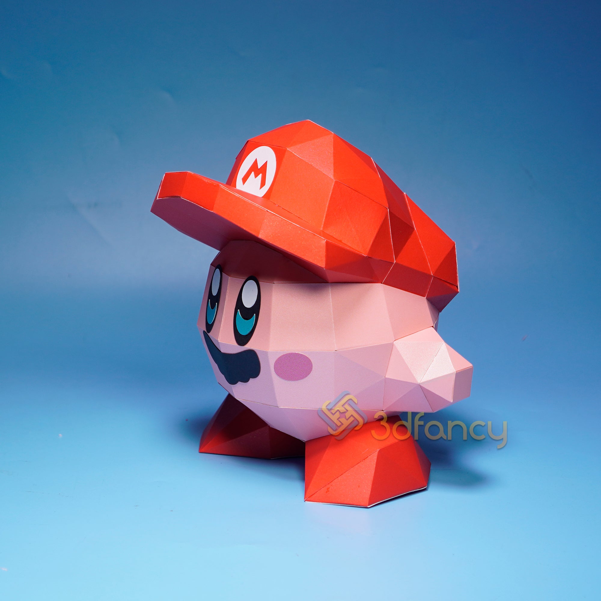 Mario kirby d papercraft pdf svg template â