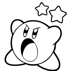 Kirby coloring pages printable for free download