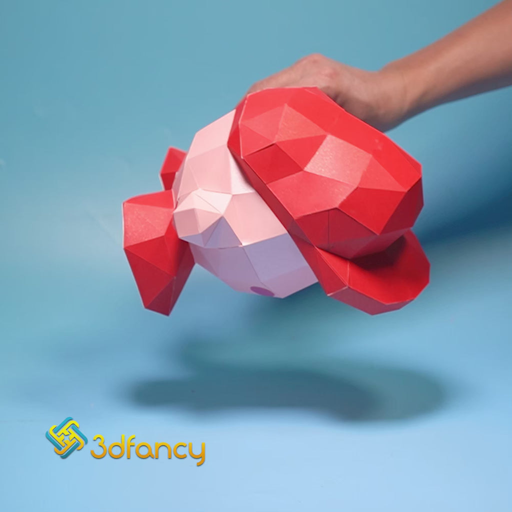 Mario kirby d papercraft pdf svg template â
