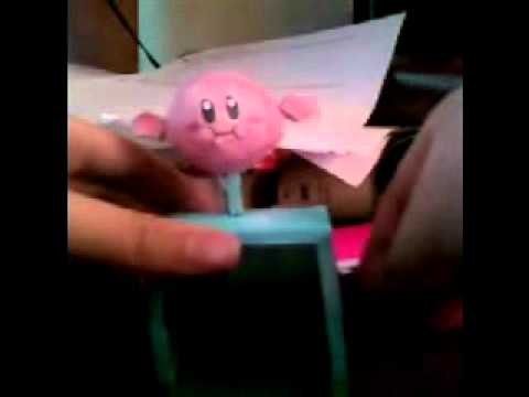 Flying kirby papercraft