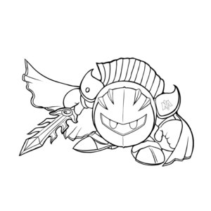 Kirby coloring pages printable for free download