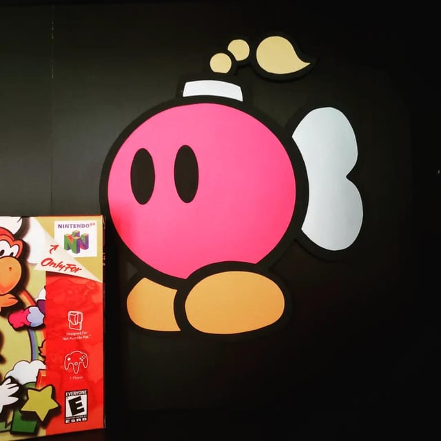 Check out all the pm papercraft wall art ive made rpapermario