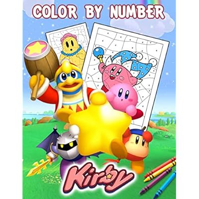 Kirby color by number a fun coloring book for kids