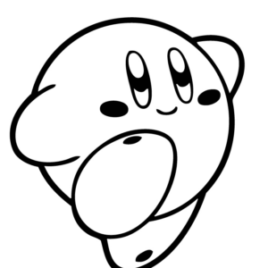 Kirby coloring pages printable for free download