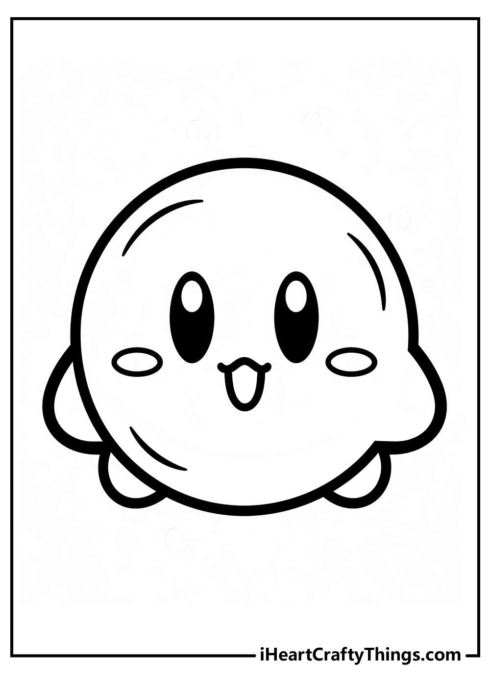 Kirby coloring pages free printables