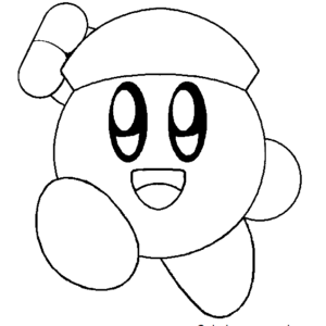 Kirby coloring pages printable for free download