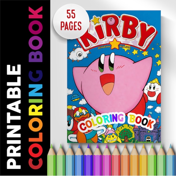 Kirby coloring book pages coloring pages printable