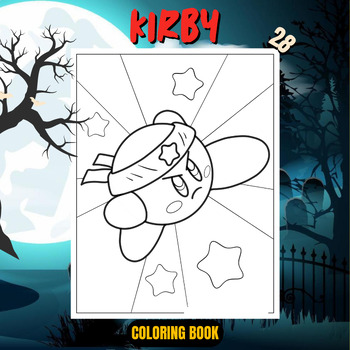 Kir coloring pages join the colorful adventures of kirby and friends
