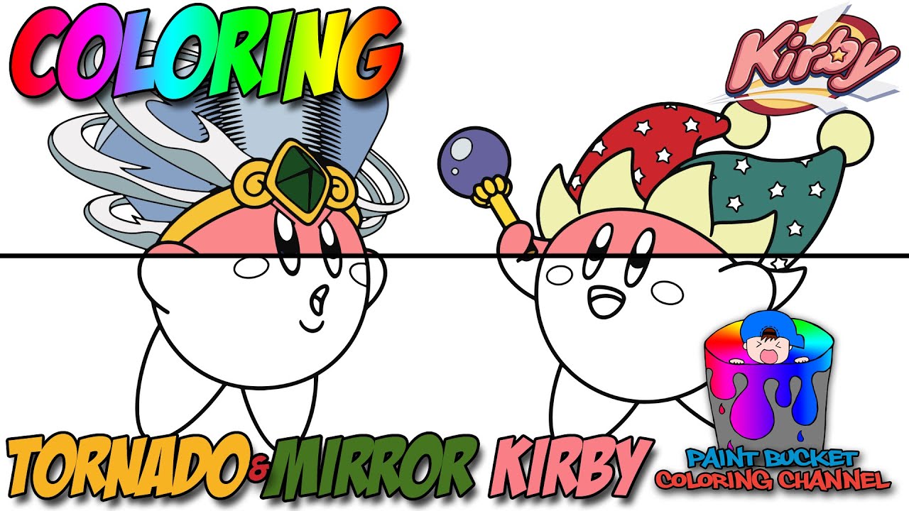 Kirby tornado kirby and mirror kirby