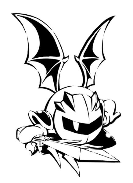 Metaknight stencil picture by sirometa on