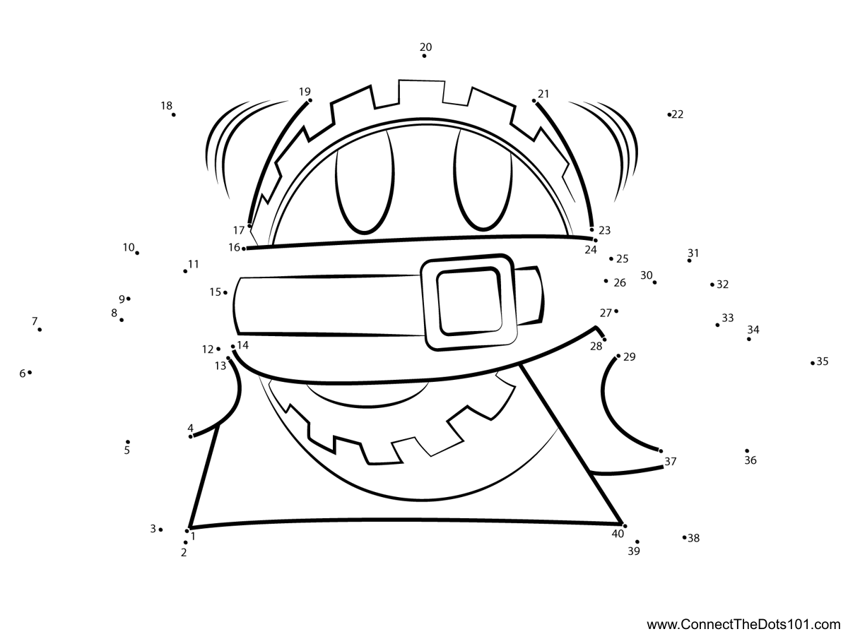 Magolor kirby dot to dot printable worksheet