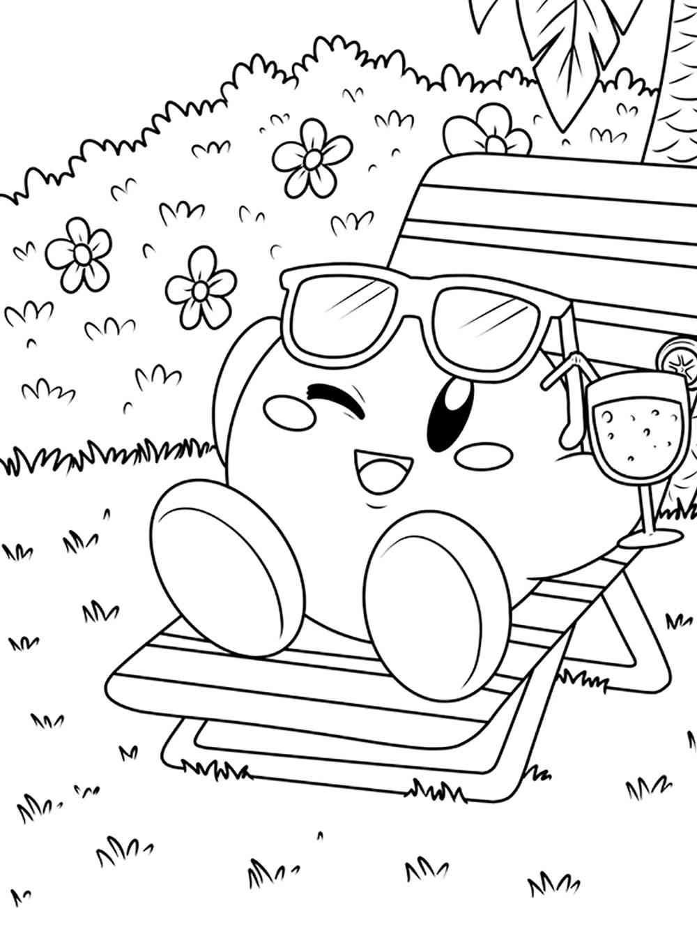 Kirby coloring pages