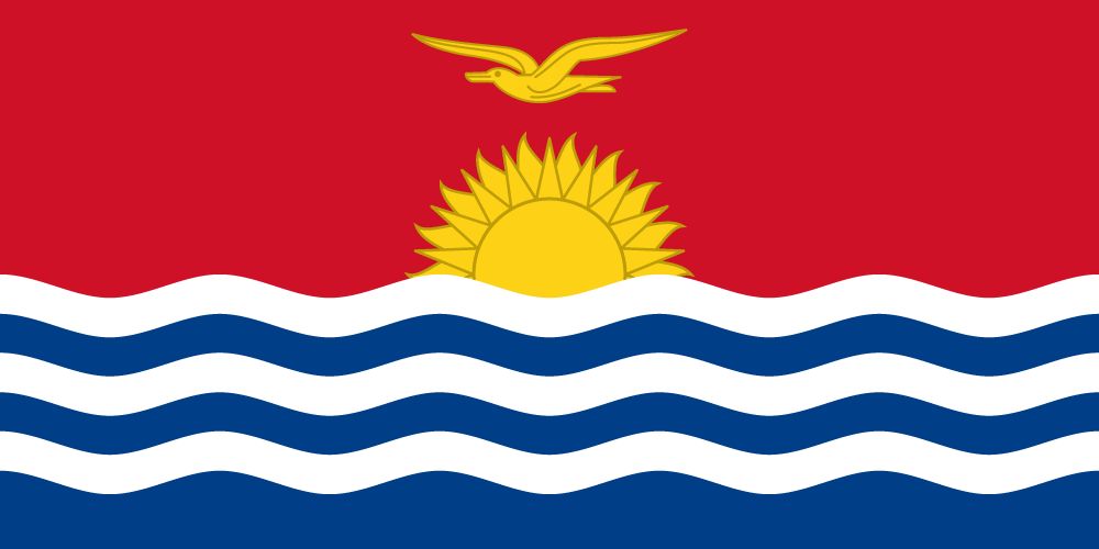 Flag of kiribati image and meaning kiribati flag
