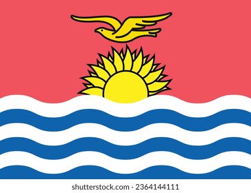 Kiribati colors over royalty