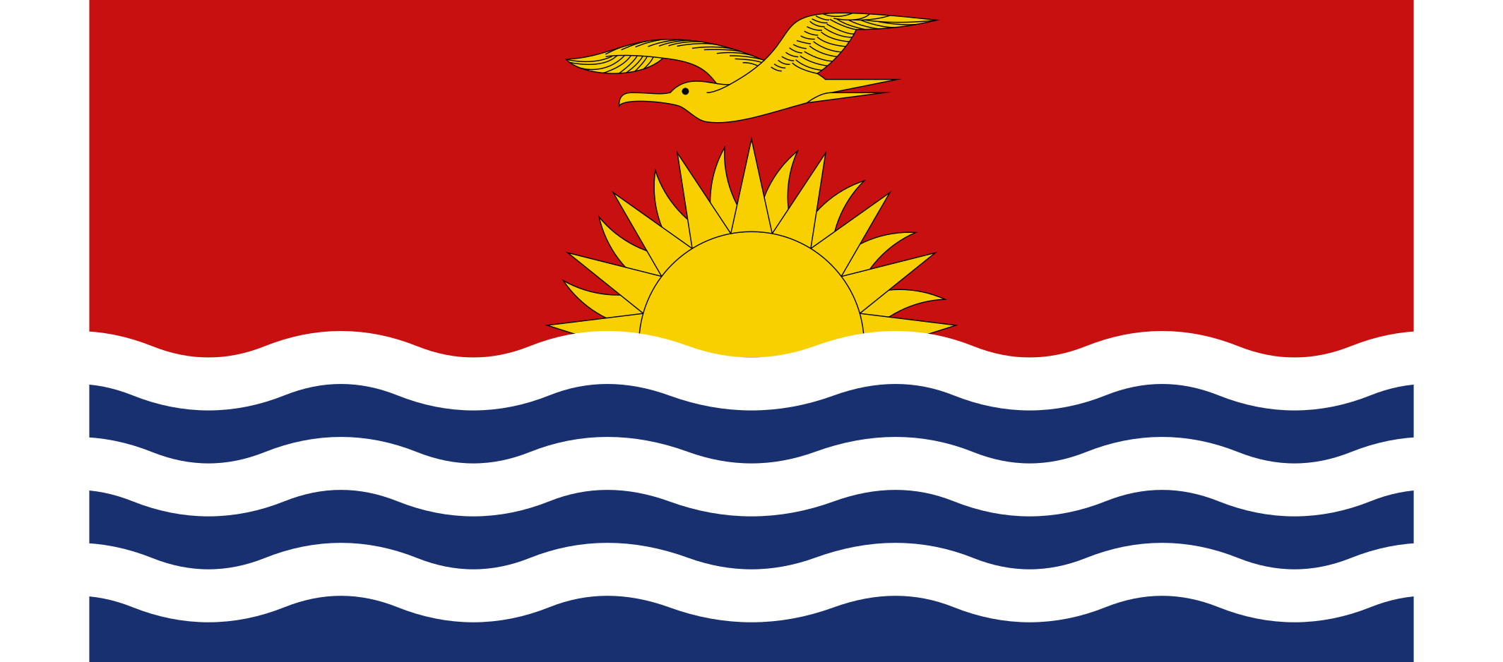 Kiribati flag colouring page â flags web