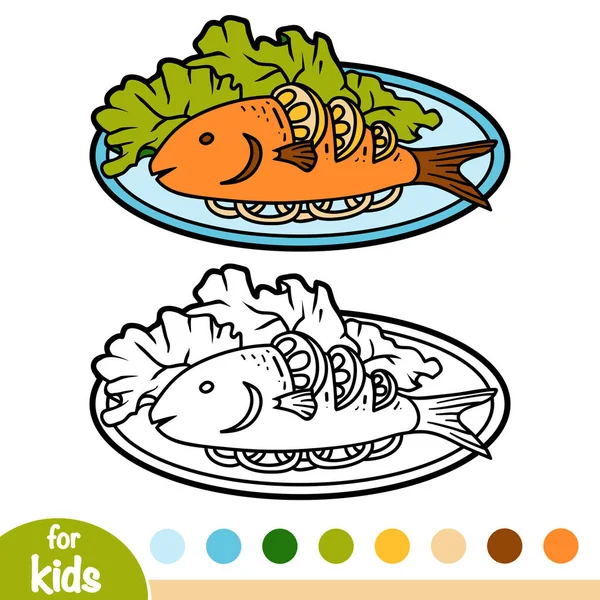 Vektoritaiteen kuvapankkikuvat kids coloring food