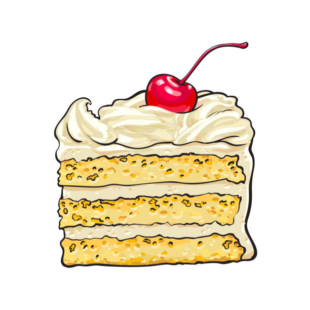Slice of cake kuvapankin kuvitukset rojaltivapaat vektorigrafiikat ja klipit aiheesta