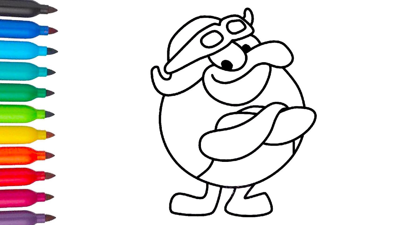 Kikoriki pin ottoriki coloring pages easy coloring for kids ðððµñðñððºð ððð ð ðñðºñðñðºð