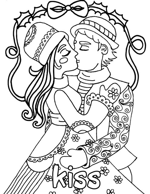 Kiss coloring page katie soltysiak