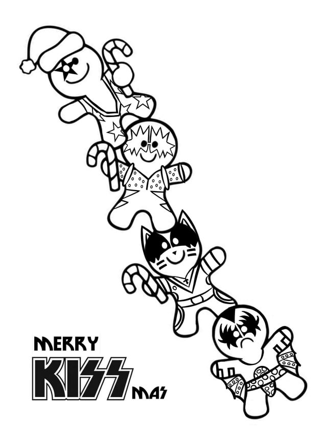 If you ever wanted a kiss gingerbread man coloring sheet rkiss