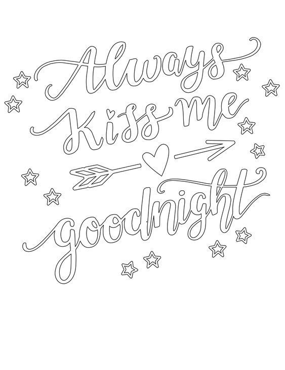 Kiss coloring page love coloring pages adult coloring book pages free adult coloring pages