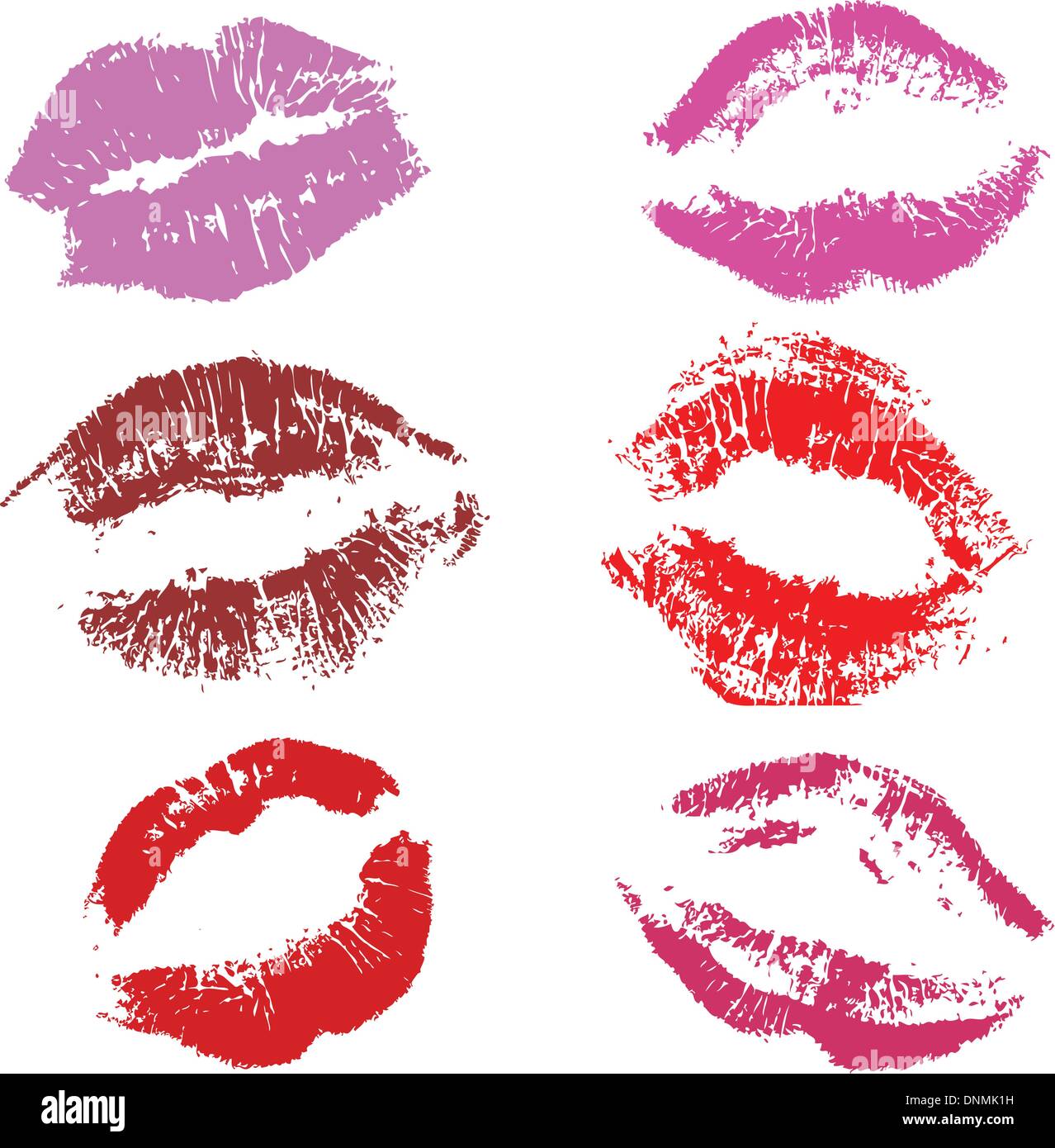 Lipstick kiss stock vector images