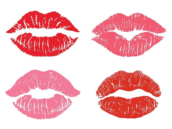 Blowing kisses vector royalty