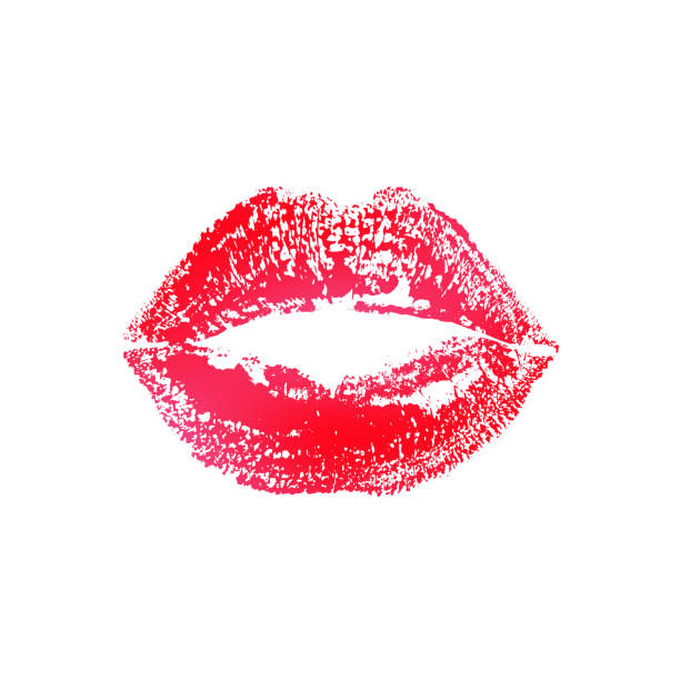 Lipstick kiss on mirror stock photos pictures royalty