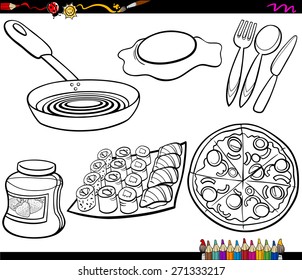 Thousand colouring book kitchen royalty