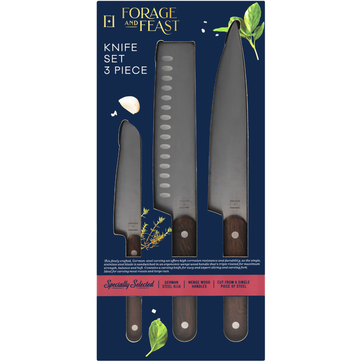 Forage and feast cutting knife set piece kitchen knife utensil sets kitchen utensils tools knives kitchen household