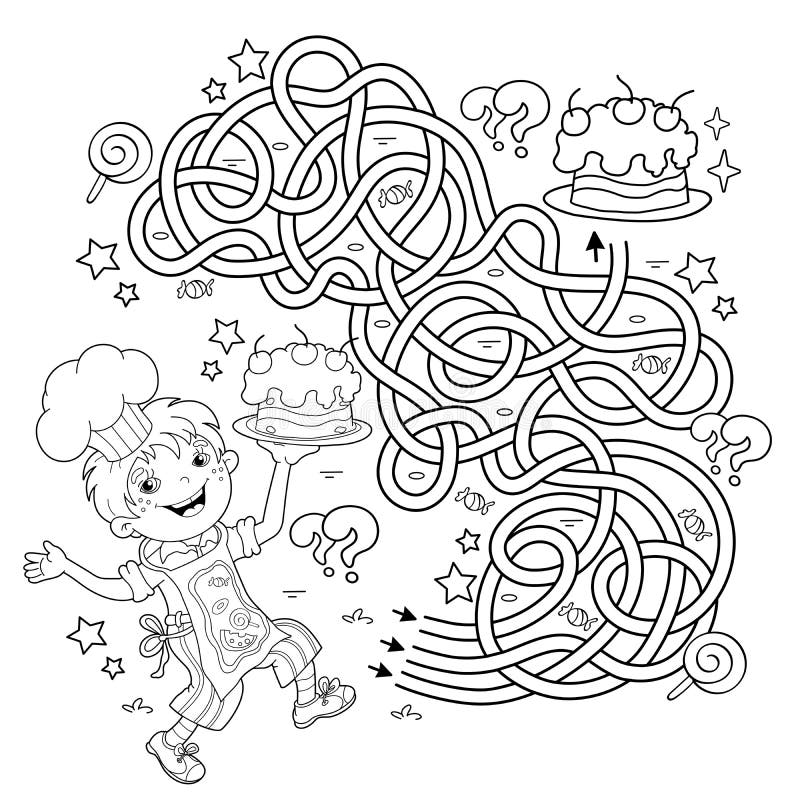 Chef coloring page stock illustrations â chef coloring page stock illustrations vectors clipart