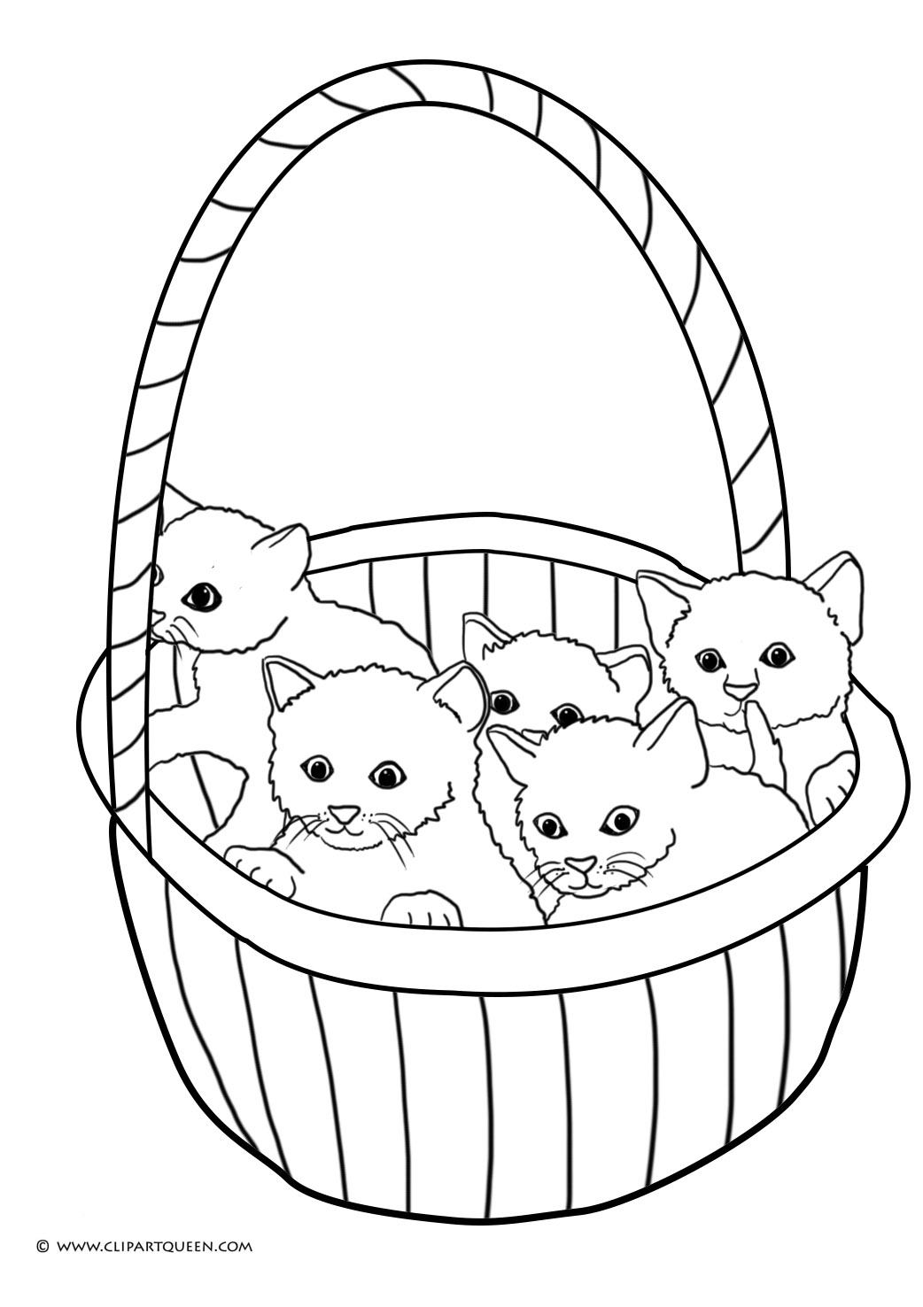 Cat coloring pages