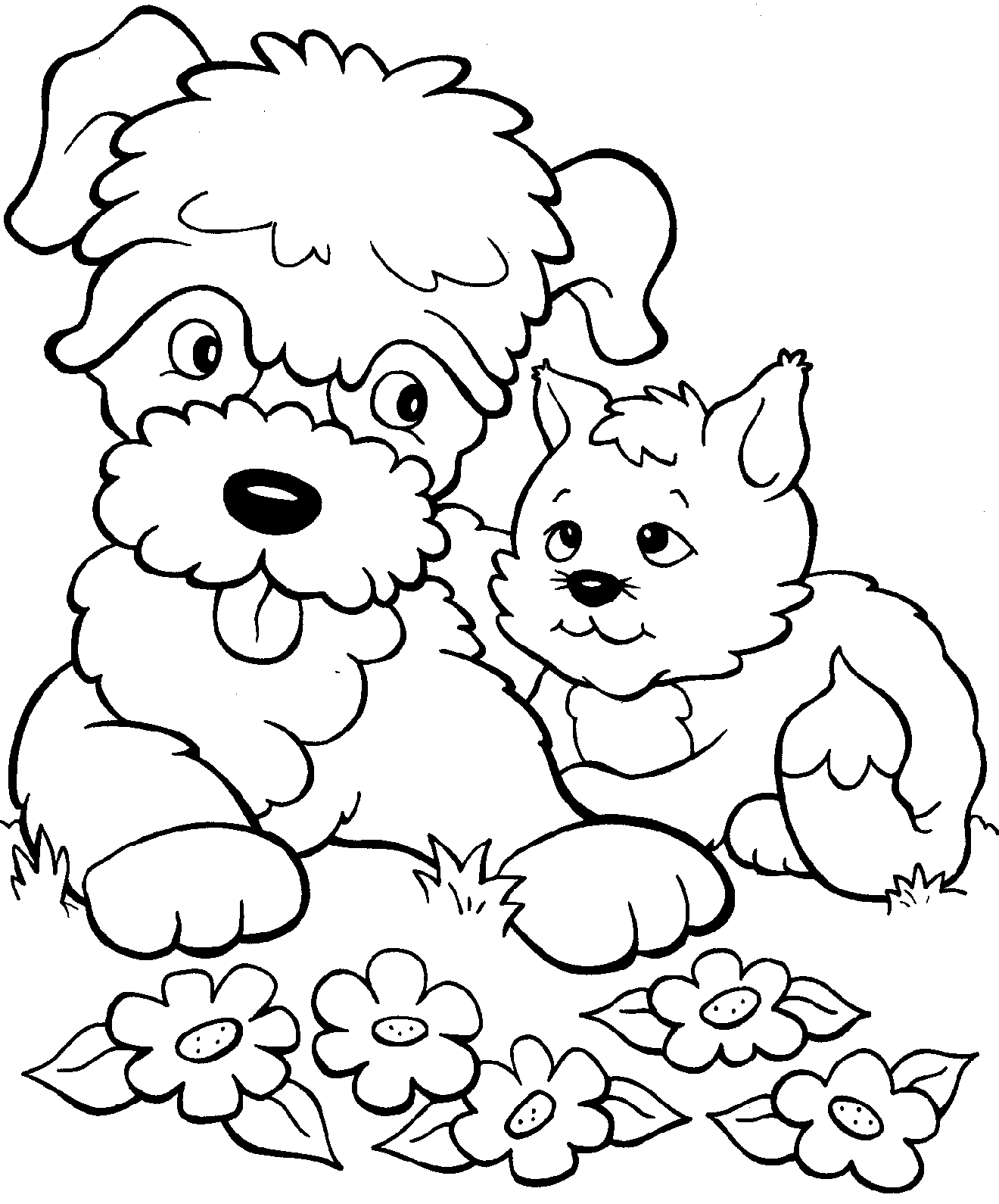 Kitten coloring pages