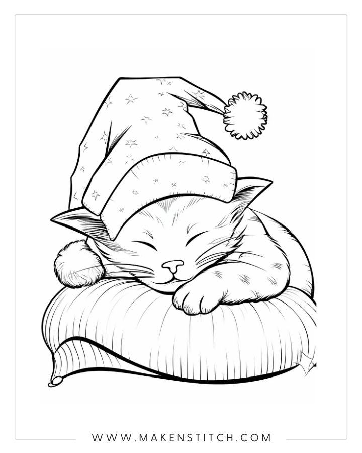 Free kittens coloring pages for kids and adults