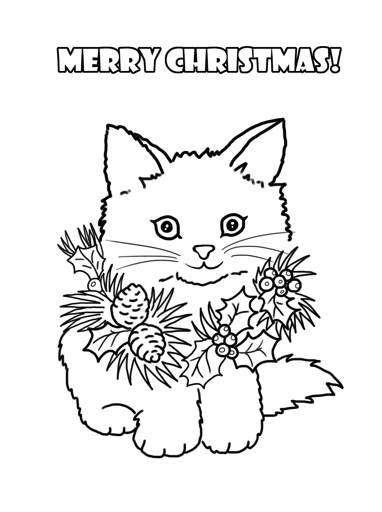 Christmas coloring pages