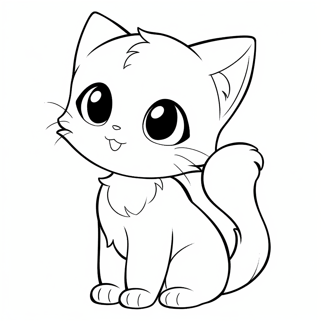Kitten by coloringcorner on
