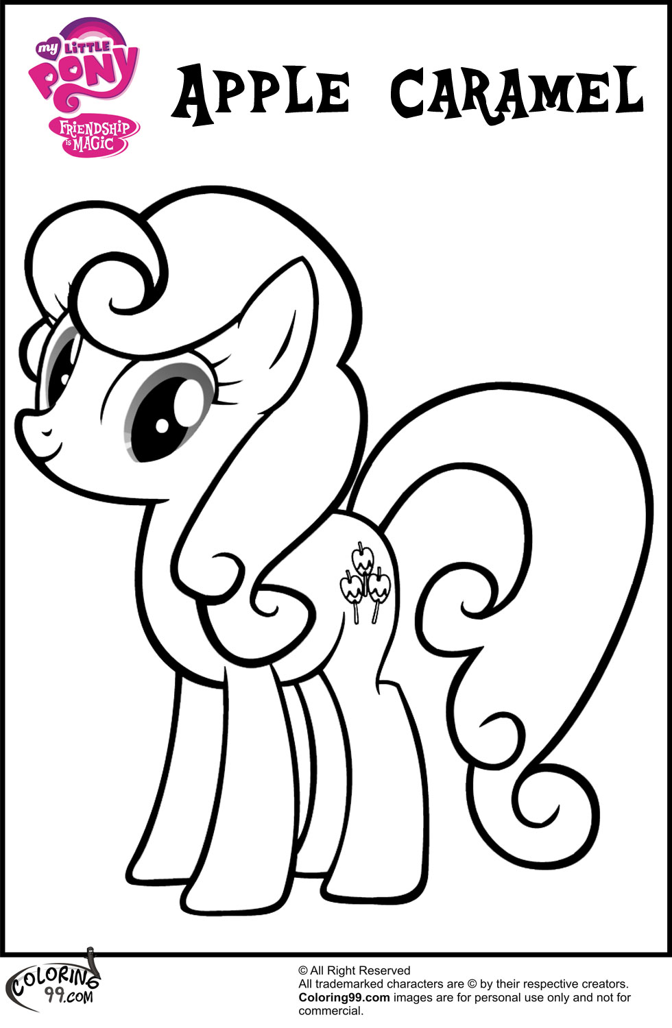 Mlp apple family coloring pages team colors
