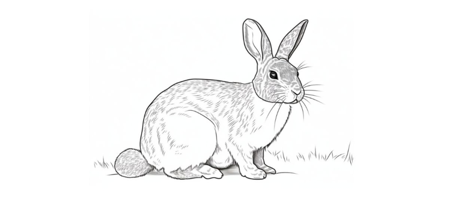 Rabbit coloring pages