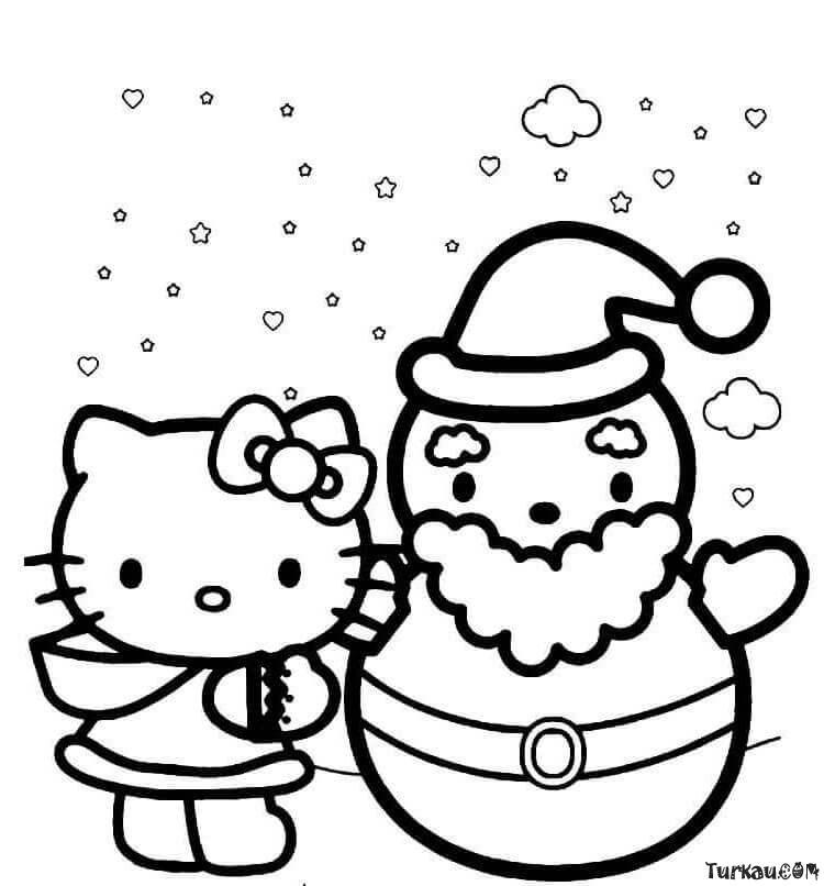 Charlienoey â hello kitty christmas coloring pages hope you all
