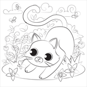 Cats coloring pages free coloring pages